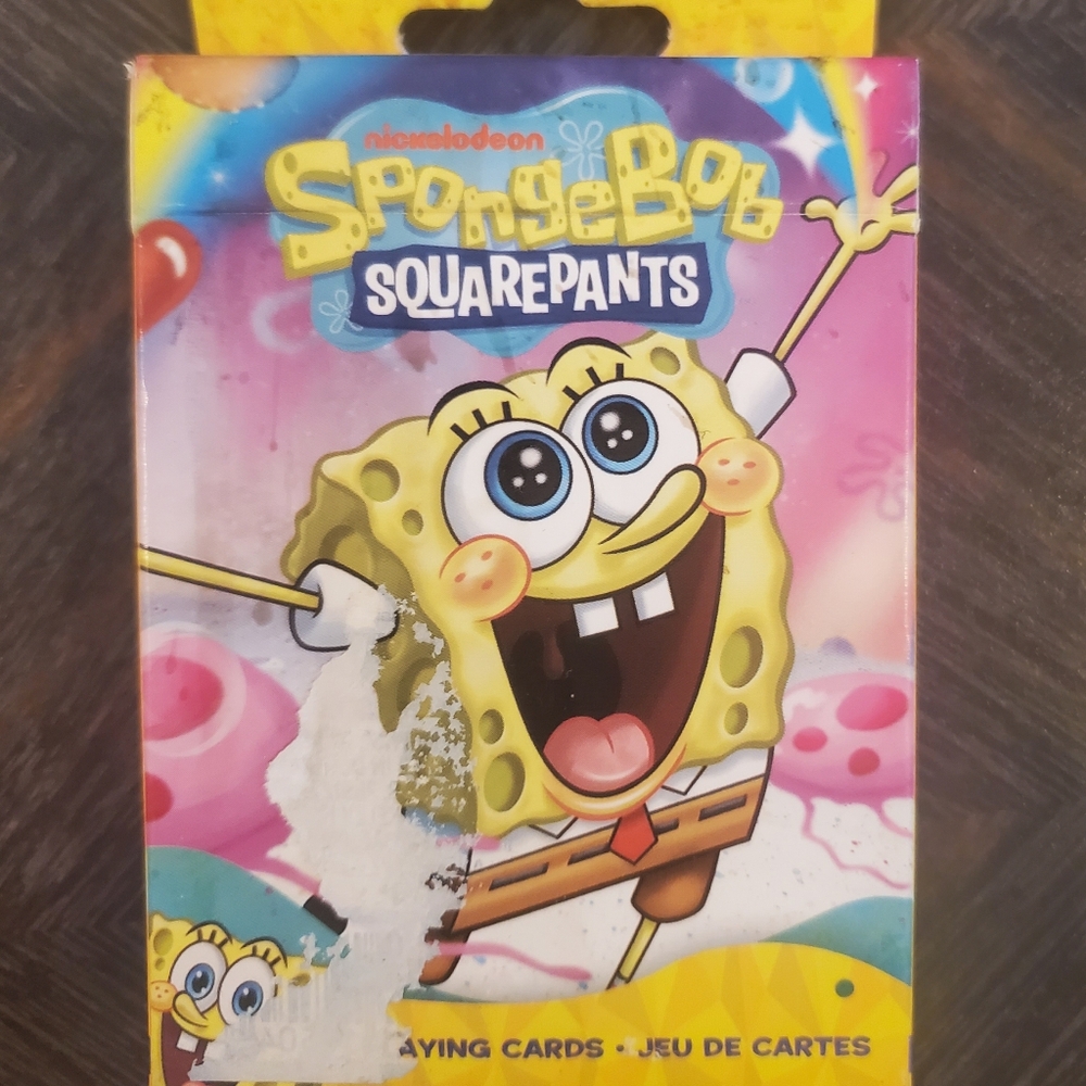 Aquarius Spongebob SquarePants Playing Cards- New